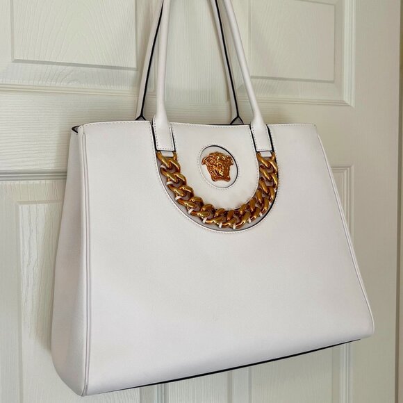 VERSACE La Medusa Large Tote (EUC) - Picture 1 of 13